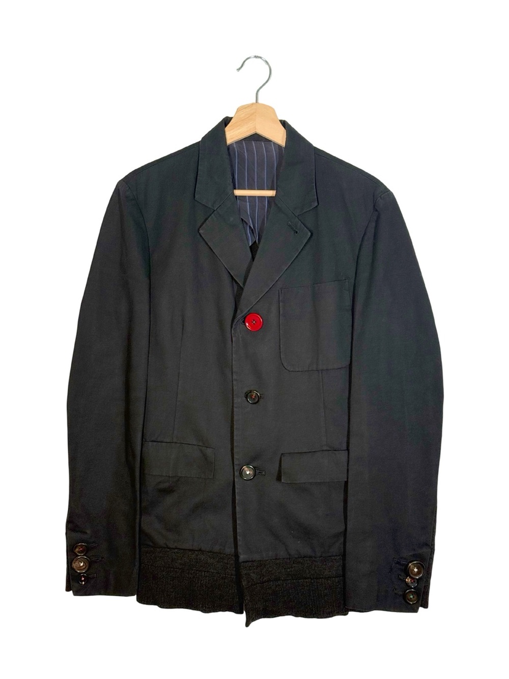 Undercover 2004AW But Beautiful…. Mix Media Hybrid Blazer Jacket